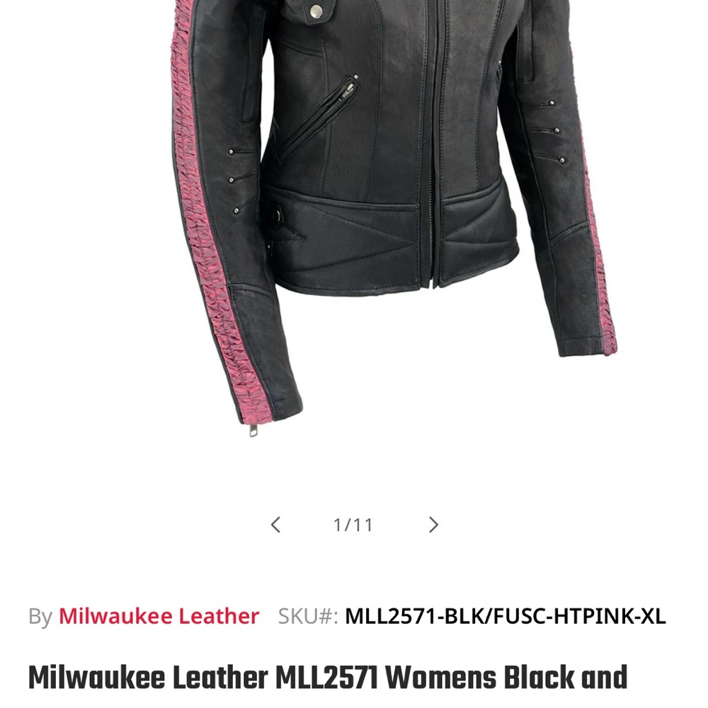 Like new Milwaukee leather jacket